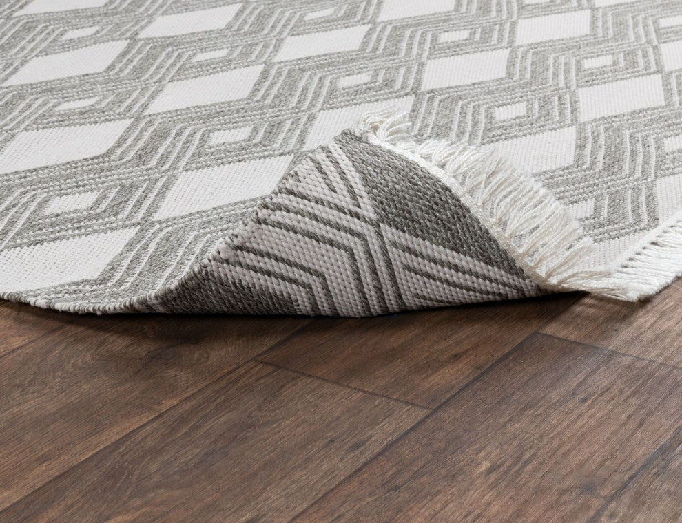 Classic Home Indoor/Outdoor Banning Pebble Gray 5x8 Rug