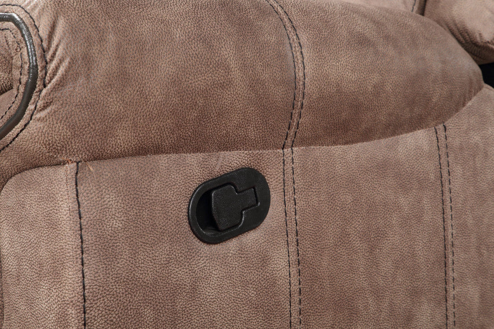 ACME Dollum Sectional Sofa, 2-Tone Chocolate Velvet