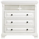 Picket House Furnishings Trent Media Chest in White
