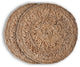 Detailed Braided Organic Jute Placemat, Set of Two