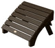 Folding Adirondack Ottoman, Weathered Acorn