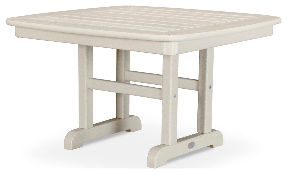 POLYWOOD Nautical 31" Conversation Table, Sand