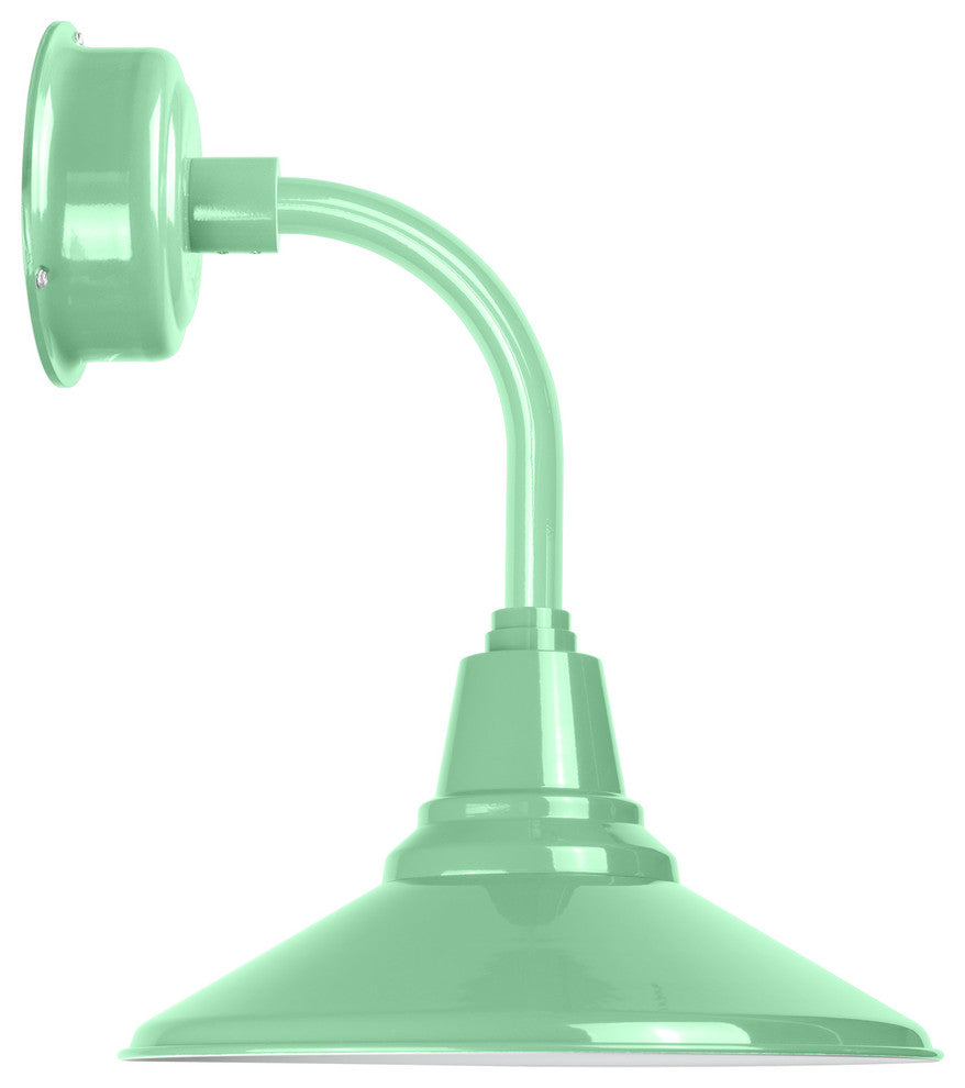 14" Calla LED Wall Sconce With Trim Arm, Jade