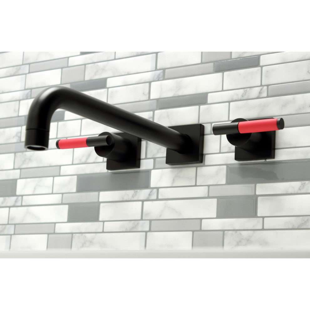 KS6050CKL Wall Mount Tub Faucet, Matte Black