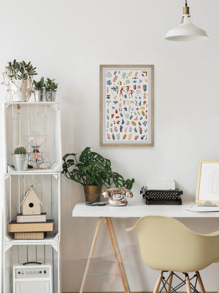 "Complex Timeline" Framed Painting Print, 30x45