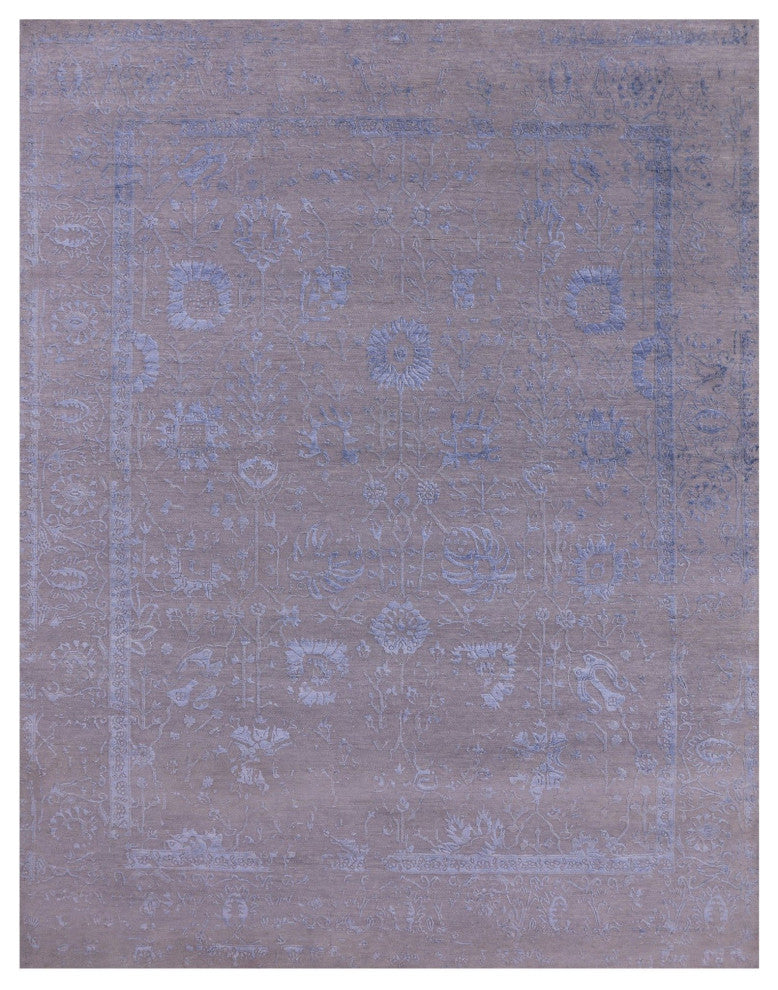 Persian Wool and Silk Handmade Rug 7' 11" X 10' 3" Q7104