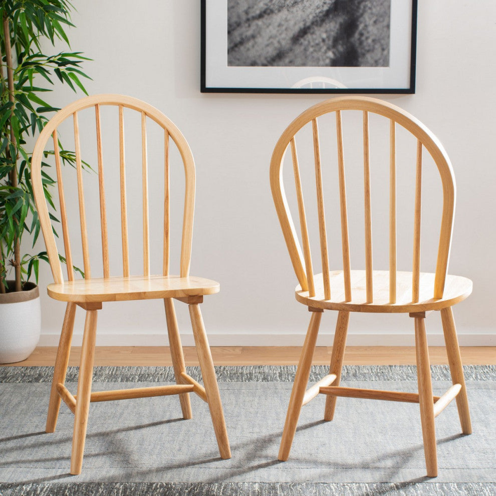 Safavieh Camden Spindle Dining Chair, Natural