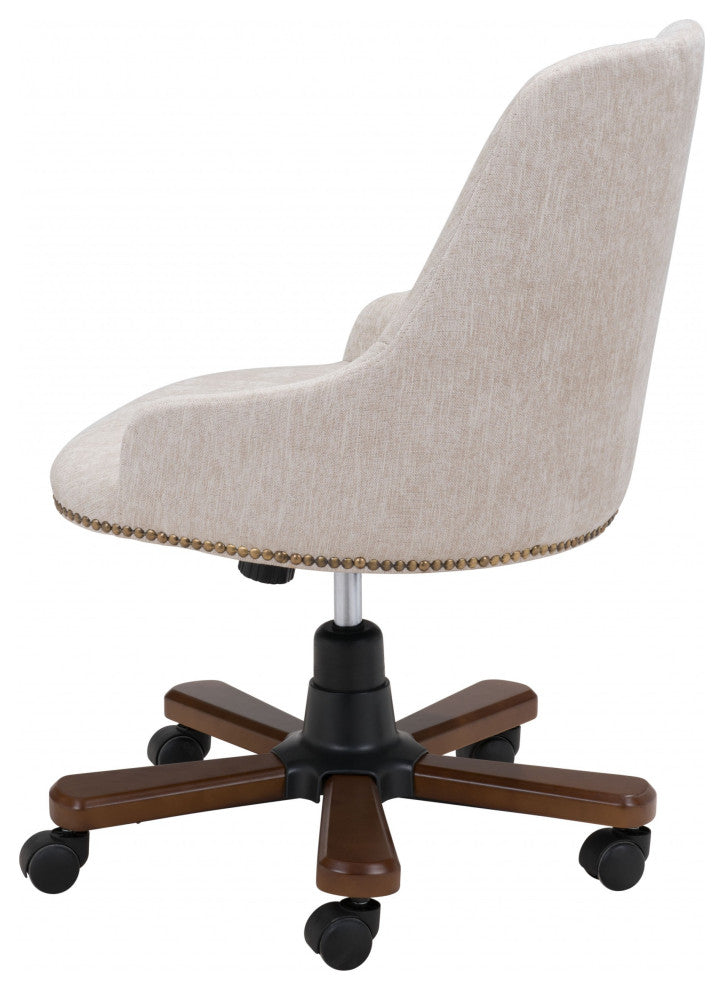 Off White Cozy Earth Office Chair