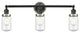 INNOVATIONS 205BK-BPSN-HRSN-G314 3-Light Bath Vanity Light Matte Black