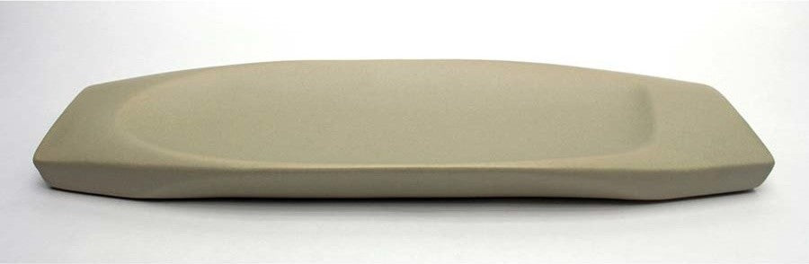 Delsin Taupe Ceramic Dish, 17"