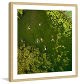 "Lake Fun" Framed Print by Karolis Janulis