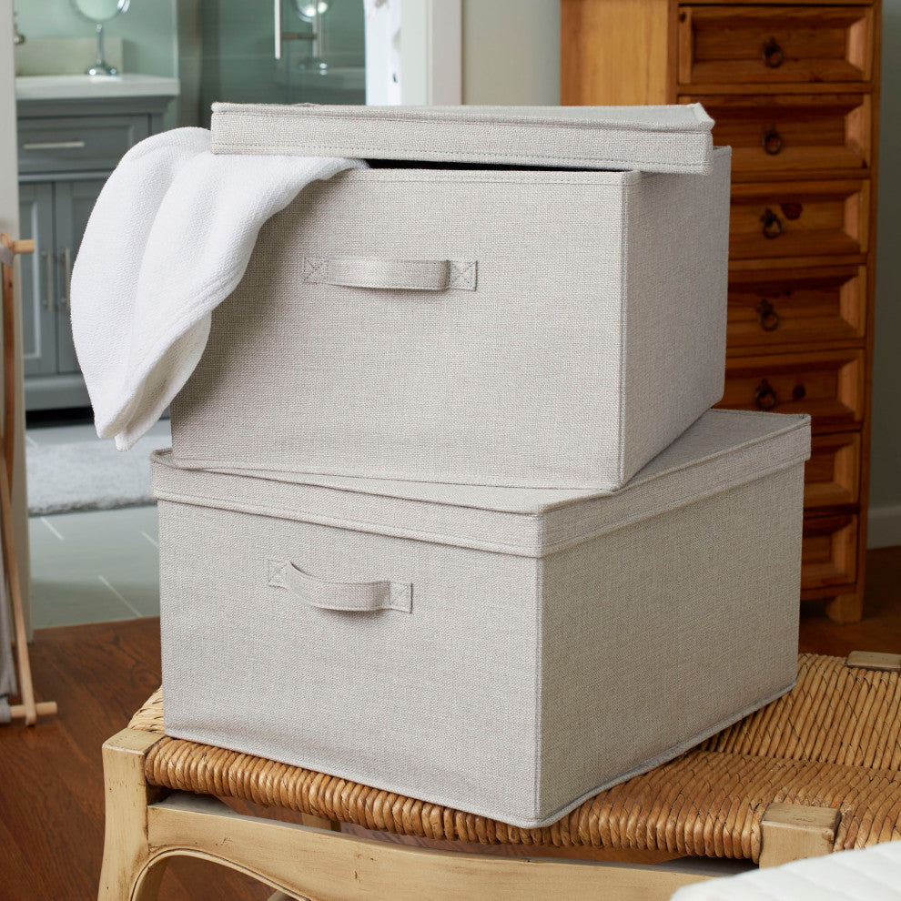 Jumbo Fabric Storage Bins 2 Pack