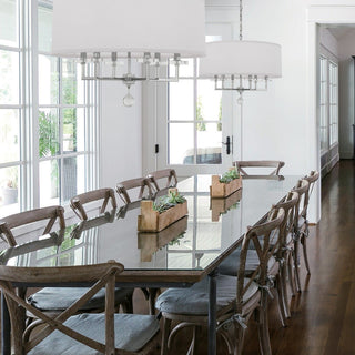 Crystorama Lighting Group 8116 Paxton 6 Light 26"W Drum - Aged Brass