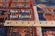 2' 9" X 4' 1" Handmade Antiqued Pazyryk Historical Design Wool Rug Q10883