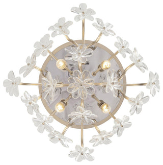 Wildflower 4-Lt Semi-Flush - Gold Dust/Artifact