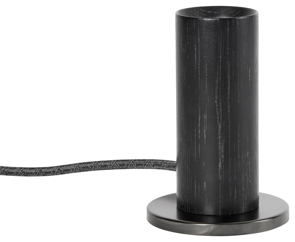 Blackened Oak Knuckle Table Lamp US