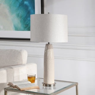 Uttermost Delgado-LIght Gray Table Lamp