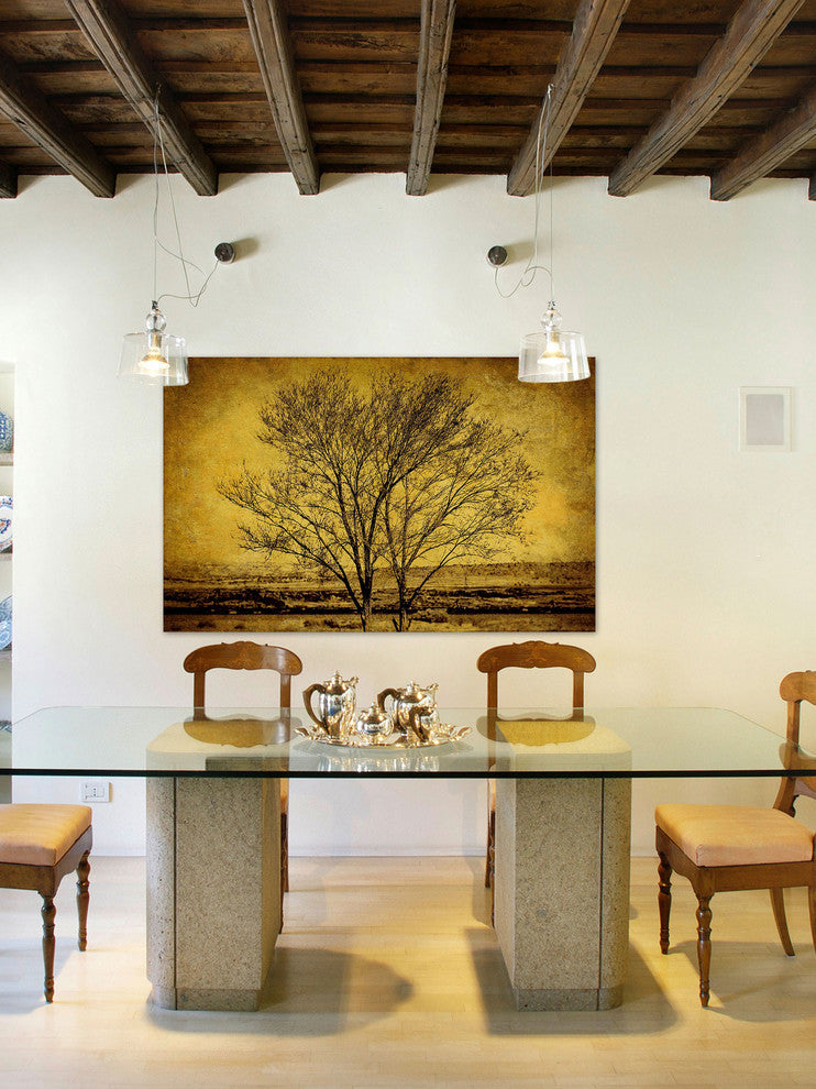 "Entwined Trees" Painting Print on Canvas by Malek