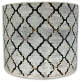 Handmade Lamp Shade, Moroccan Tile Textured Design