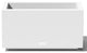 Veradek Block Series Long Box Planter, White, 13"h X 11"w X 25"l