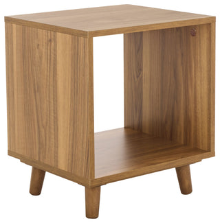 Safavieh Yona Open Shelf Accent Table, Brown Oak
