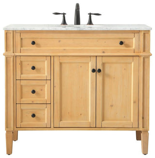 Elegant Lighting VF12540 Park Avenue 40" - Natural Wood