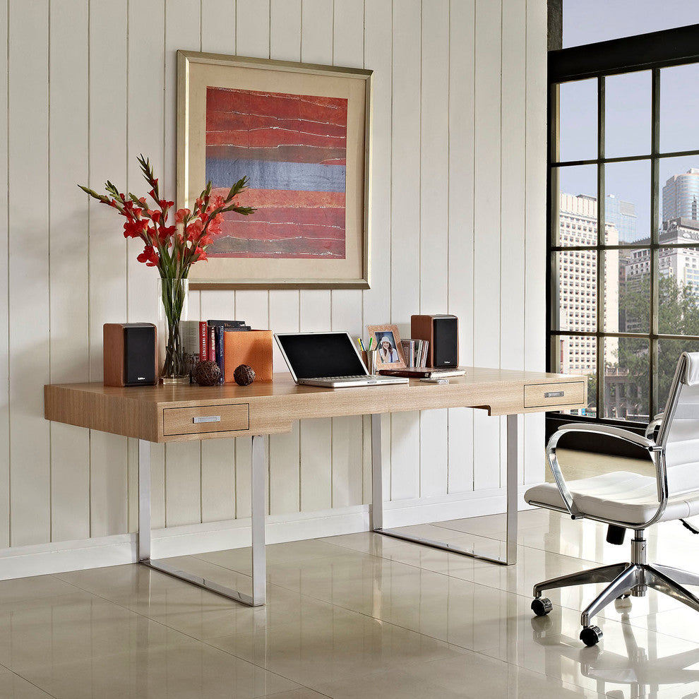 Modern Contemporary Work Desk Natural