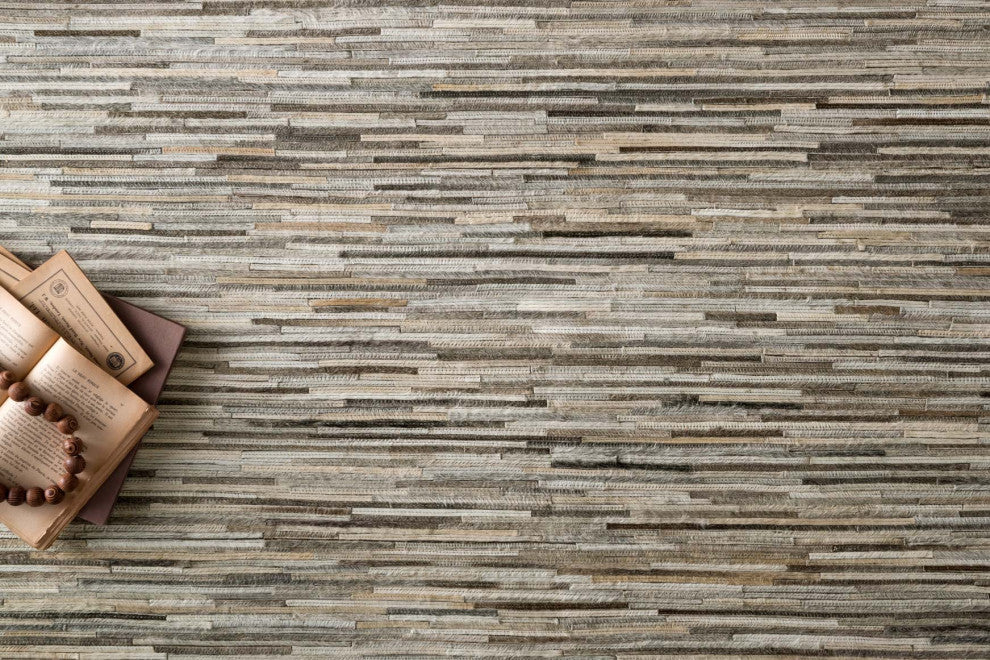 Promenade PO-06 Silver 5'x7'6" Area Rug
