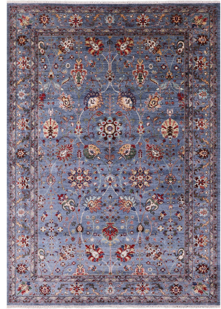 Handmade Persian Tabriz Wool Rug 8' 4" X 11' 10" - Q12772