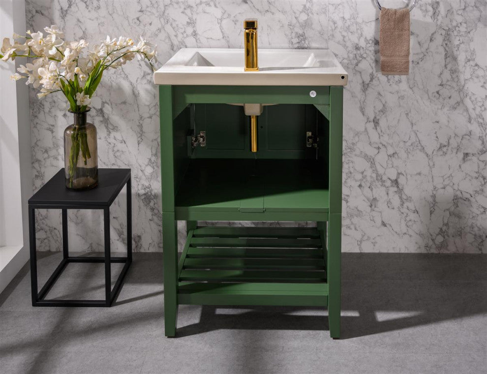 24" Kd Vogue Green Sink Vanity