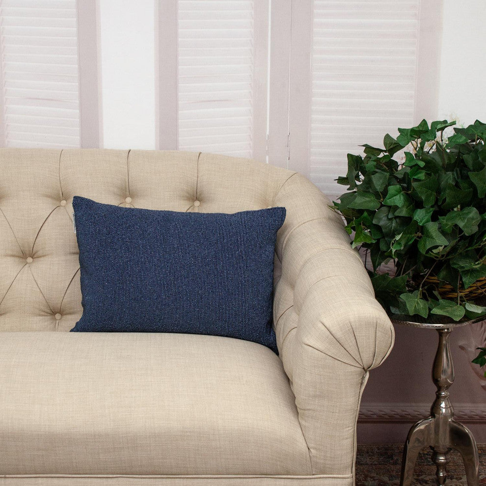 Parkland Collection Aster Blue Throw Pillow