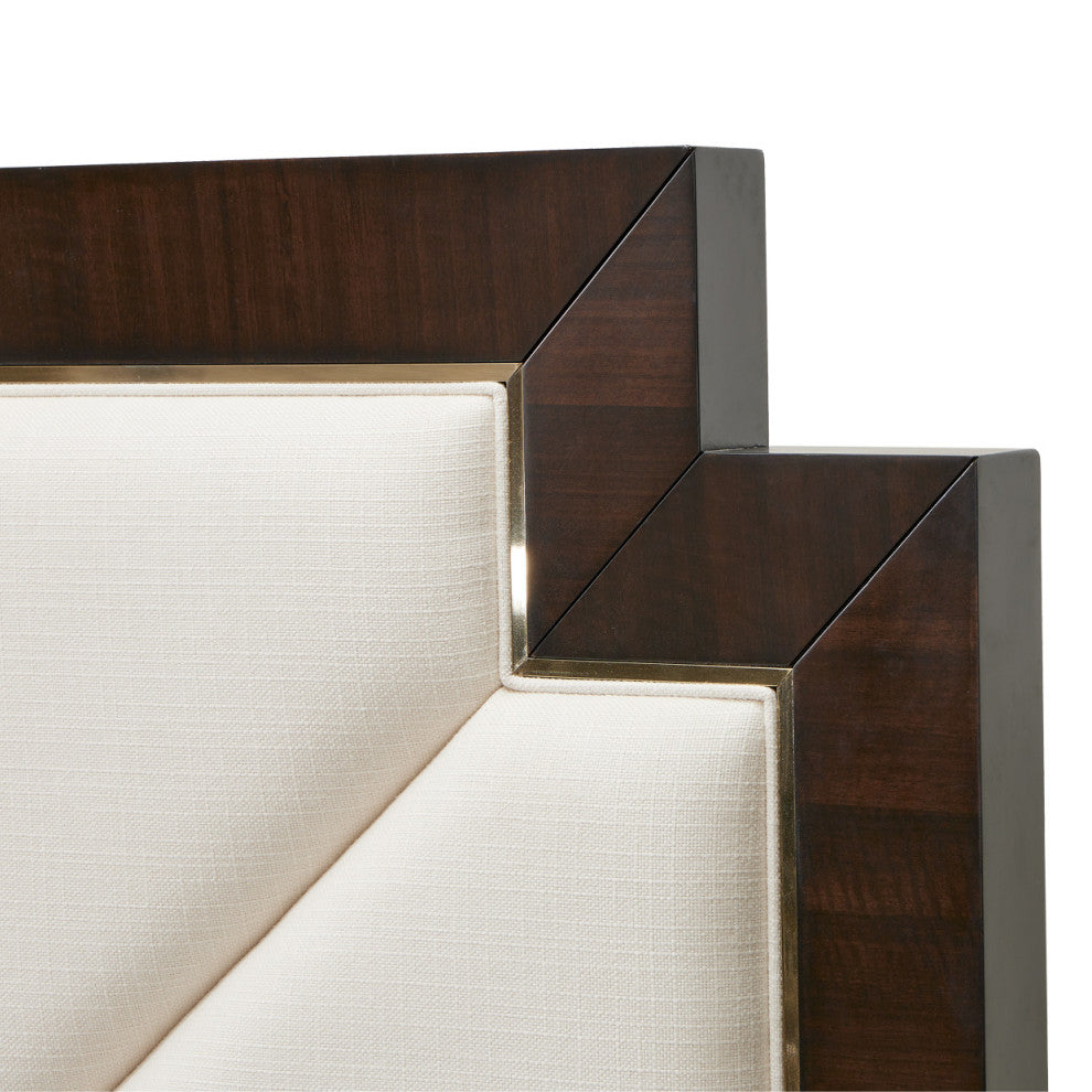 Belmont Place Eastern King Panel Bed Cream/Espresso