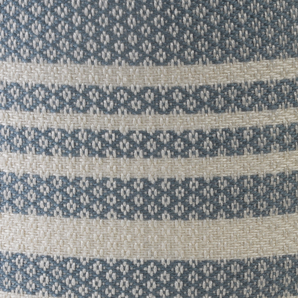 Simple Stripe Indoor Outdoor Pouf