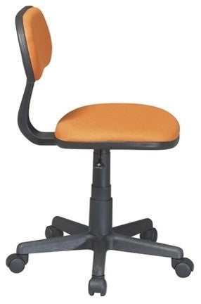 Task Chair in Orange Fabric