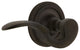 Rope Rose With Manor Lever, Oil-Rubbed Bronze, Privacy, Right-Handed