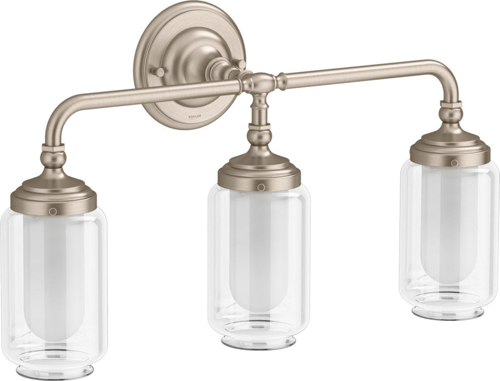 Kohler Lighting 32806-SC03 Artifacts 3 Light 23"W Bathroom Vanity - Brushed