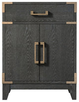 Laurel 24 in W x 18 in D Black Oak Single Bath Vanity