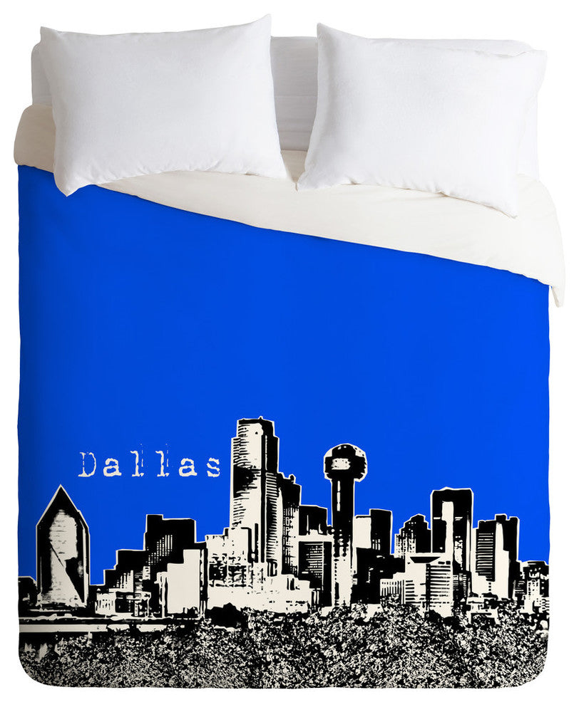 Deny Designs Bird Ave Dallas Royal Duvet Cover - Lightweight