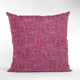Fuchsia New Planet Cut Velvet Luxury Throw Pillow, Double sided 20"x20"