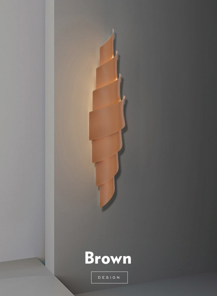 Creative Wall Lamp in Italian Style for Living Room, Bedroom, Brown
