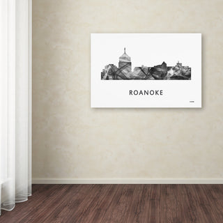 Marlene Watson 'Roanoke Virginia Skyline' Canvas Art, 24x16