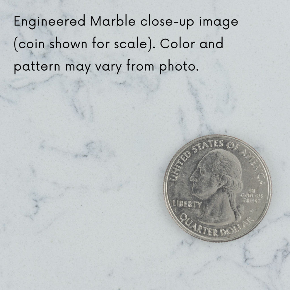 Ellis 36" Bathroom Vanity, Blonde, Top: Engineered Marble