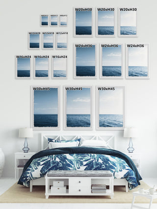 Endless as the Ocean Triptych, Set of 3, 8x12 Panels