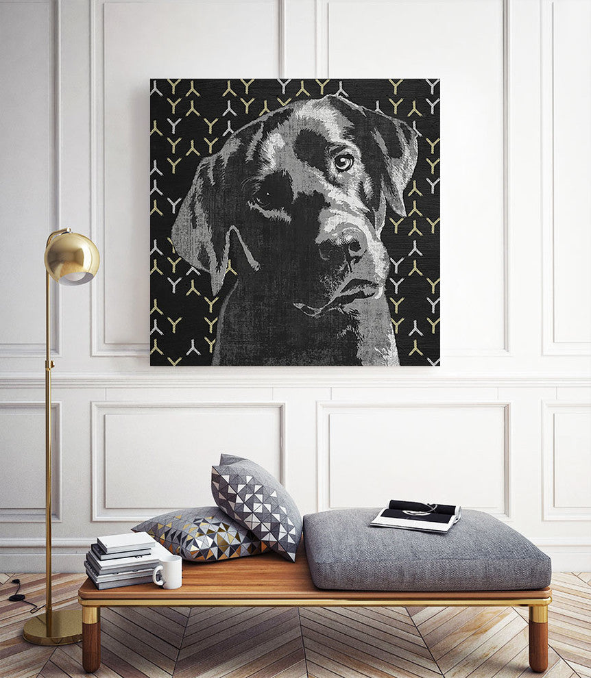 "Lab" Museum Mounted Canvas Print, 20"x20"