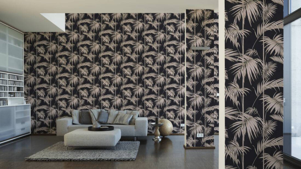 Textured Wallpaper Baroque Floral Image Jungle Modern, 369191