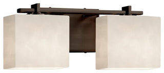 Clouds Era 2-Light Bath Bar, Rectangle, Bronze, Clouds, LED