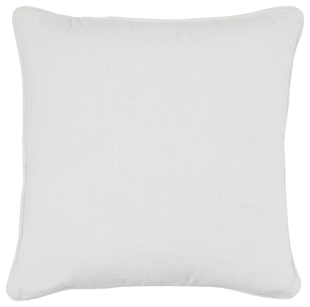Kosas Home Maurice 100% Linen 22ï¿½ Throw Pillow, White