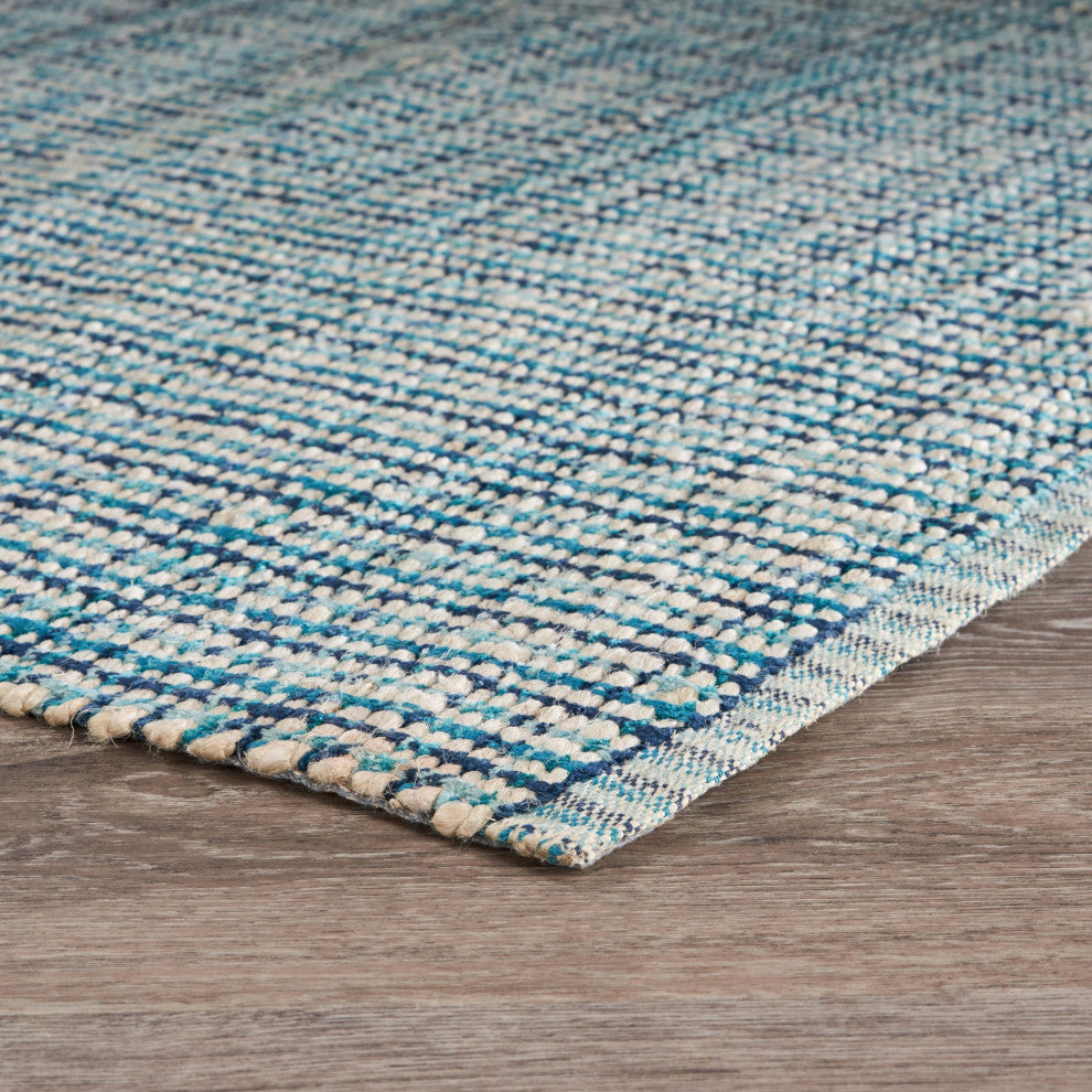5' x 8' Classic Blue Jute Area Rug