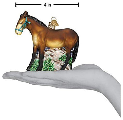 Old World Christmas 12582 Mule Blown Glass Ornament