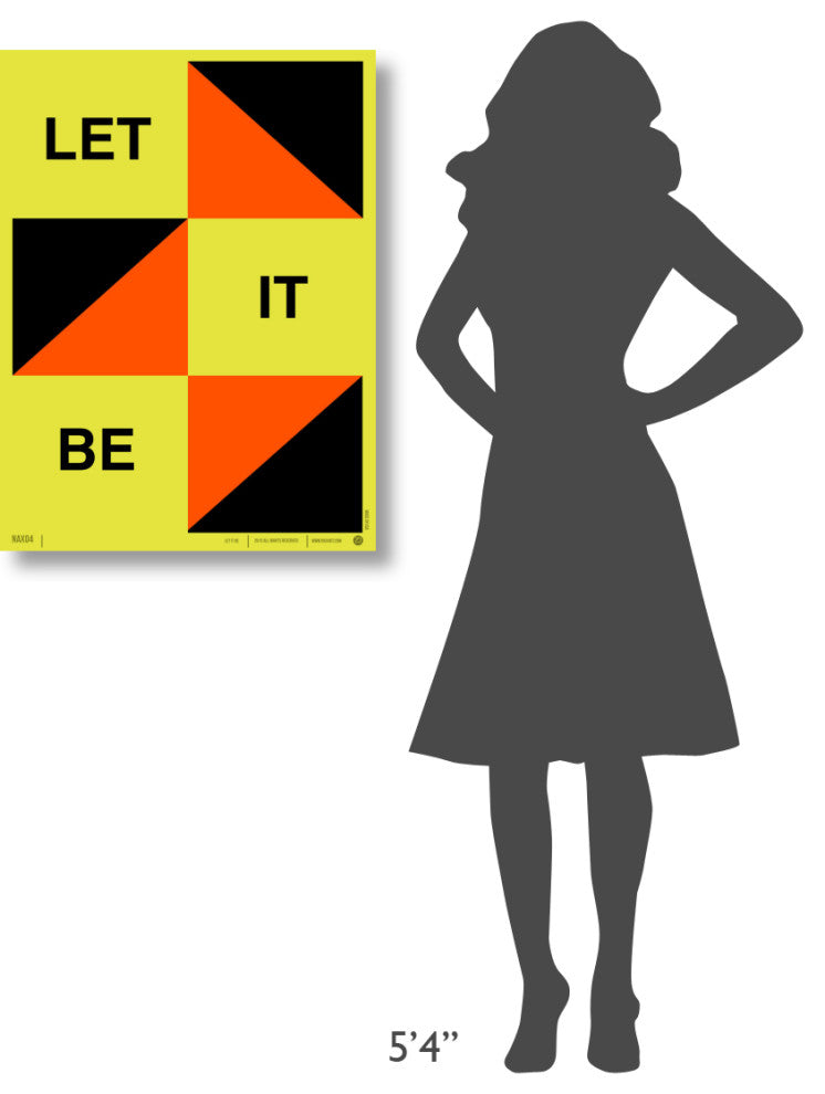 "Let It Be" Poster Fine Art Print